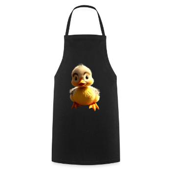 Canard mignon bébé canard poussin canetons canetons canards - Tablier de cuisine - noir - Devant - AI Model Male 185 dark (185cm)