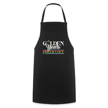Gay Pride Wedding Gay Marriage - Cooking Apron - black - Front - AI Model Male 185 dark (185cm)