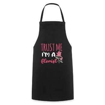 Designer floral Fleuriste Fleuriste Fleuriste - Tablier de cuisine - noir - Devant - AI Model Male 185 dark (185cm)