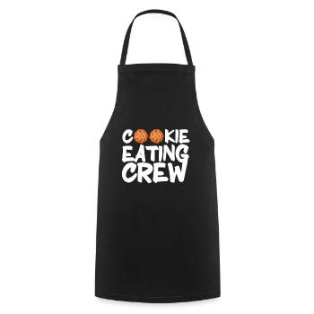 Cuisson Jeu de mots Cuire Cuisinier Chef Boulanger - Tablier de cuisine - noir - Devant - AI Model Male 185 dark (185cm)