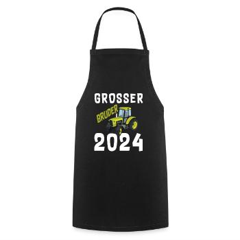 Big Brother 2024 - Cooking Apron - black - Front - AI Model Male 185 dark (185cm)