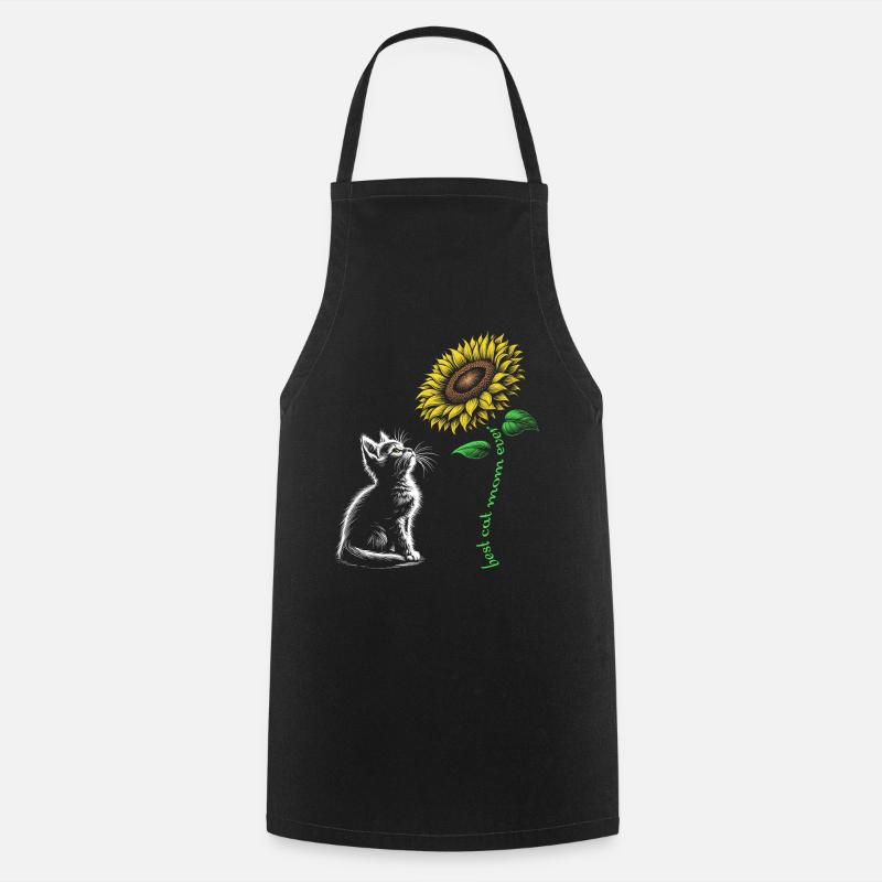 Best Cat Mom Ever - Cooking Apron - black
