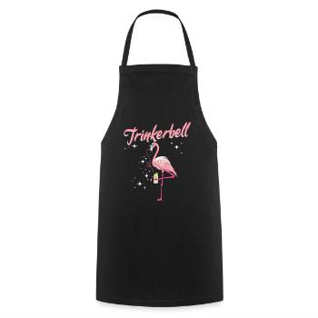 Cloche à boire - Tablier de cuisine - noir - Devant - AI Model Male 185 dark (185cm)