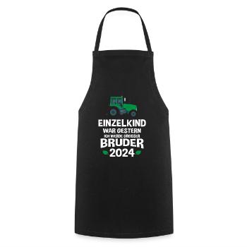 Big Brother 2024 - Cooking Apron - black - Front - AI Model Male 185 dark (185cm)