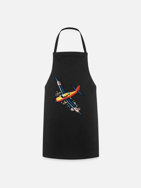 Modellflugzeug Pilot Flugzeug Hobby Flieger Design - Forklæde - sort