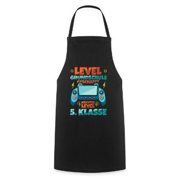 Niveau de l’école élémentaire Terminé Niveau 5 suivant. - Tablier de cuisine - noir - Devant - AI Model Male 185 dark (185cm)