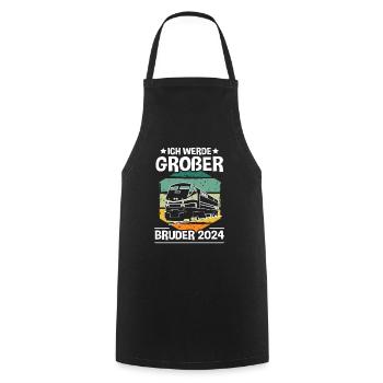 Big Brother 2024 - Cooking Apron - black - Front - AI Model Male 185 dark (185cm)