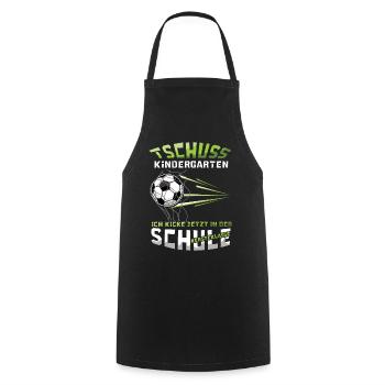Bye-bye Kindergarten Enrollment First Grade - Cooking Apron - black - Front - AI Model Male 185 dark (185cm)