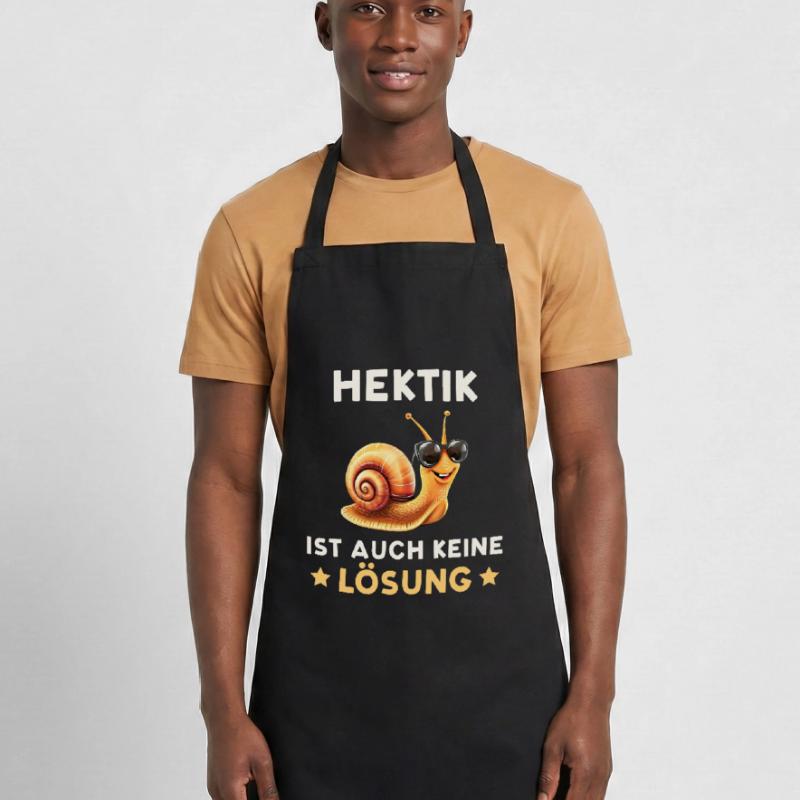 Hustle and bustle is not a solution either Cooking Apron