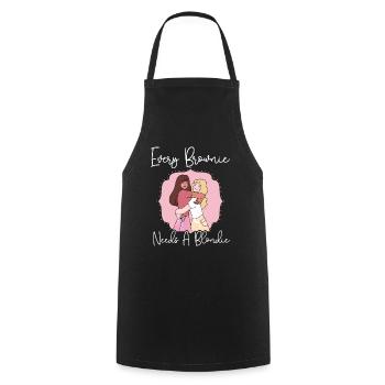 Every Blondie Needs A Brownie - Cooking Apron - black - Front - AI Model Male 185 dark (185cm)