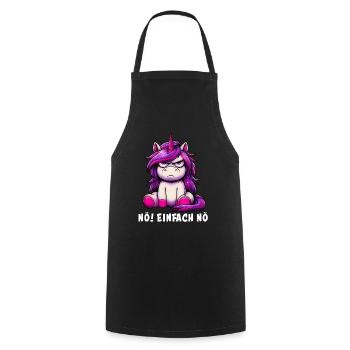 Nope, just Nope - Cooking Apron - black - Front - AI Model Male 185 dark (185cm)