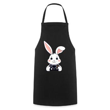 Easter Bunny Gamer & Iconic Easter Gaming - Cooking Apron - black - Front - AI Model Male 185 dark (185cm)