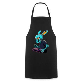 Easter Bunny Gamer Iconic Easter Gaming - Cooking Apron - black - Front - AI Model Male 185 dark (185cm)