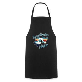 1959 anniversaire Sauerländer Original Retro Sunset - Tablier de cuisine - noir - Devant - AI Model Male 185 dark (185cm)