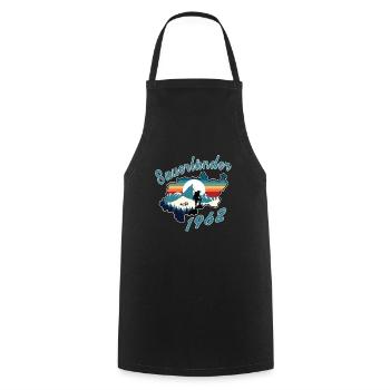 1962 anniversaire Sauerländer Original Retro Sunset - Tablier de cuisine - noir - Devant - AI Model Male 185 dark (185cm)