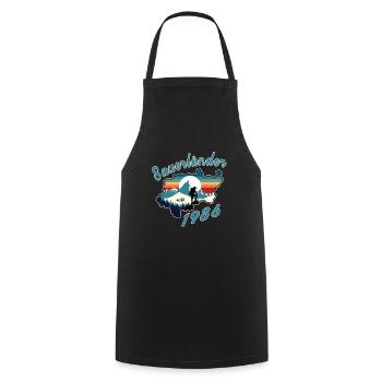 1986 anniversaire Sauerländer Original Retro Sunset - Tablier de cuisine - noir - Devant - AI Model Male 185 dark (185cm)
