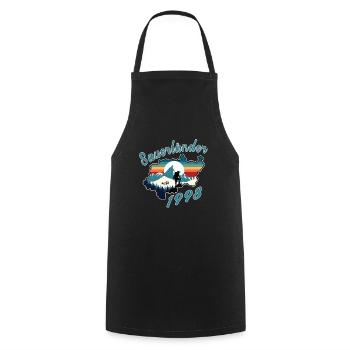 1998 anniversaire Sauerländer Original Retro Sunset - Tablier de cuisine - noir - Devant - AI Model Male 185 dark (185cm)