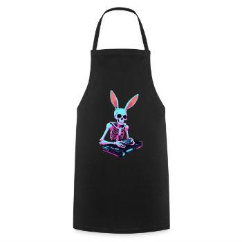 Easter Bunny Gamer Iconic Easter Gaming - Cooking Apron - black - Front - AI Model Male 185 dark (185cm)