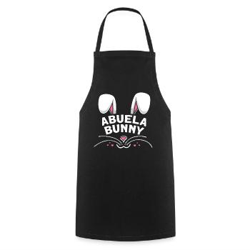 Abuela Bunny - Cooking Apron - black - Front - AI Model Male 185 dark (185cm)