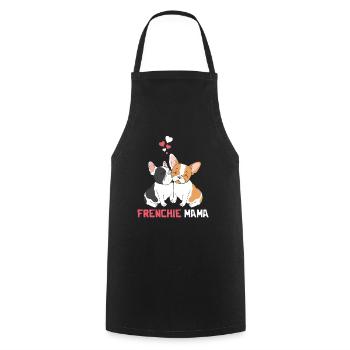 Best French Bulldog Mom - Cooking Apron - black - Front - AI Model Male 185 dark (185cm)