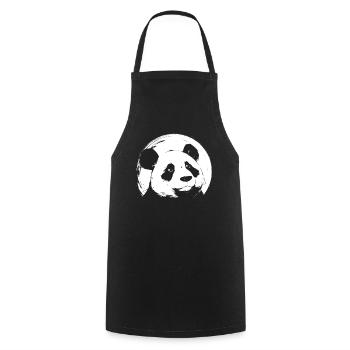 Panda Ours Panda géant japonais - Tablier de cuisine - noir - Devant - AI Model Male 185 dark (185cm)