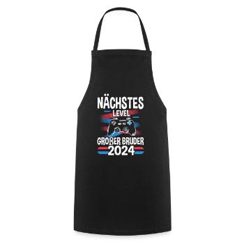 Next Level Big Brother 2024 - Cooking Apron - black - Front - AI Model Male 185 dark (185cm)