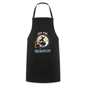 Hex The Patriarchy - Cooking Apron - black - Front - AI Model Male 185 dark (185cm)