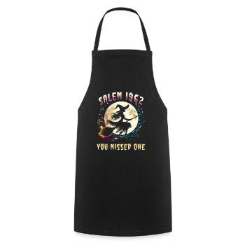 Salem 1962 You Missed One - Cooking Apron - black - Front - AI Model Male 185 dark (185cm)