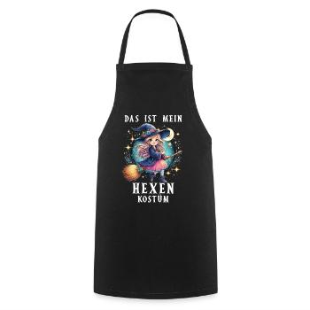 This Is My Witch Costume - Cooking Apron - black - Front - AI Model Male 185 dark (185cm)