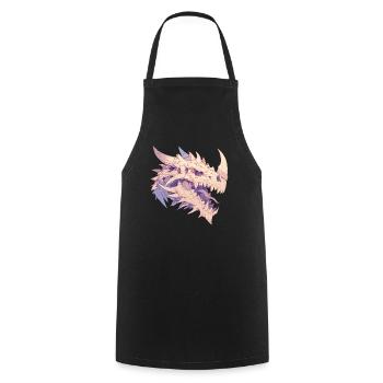 Dragon Halloween Dragon Kids - Cooking Apron - black - Front - AI Model Male 185 dark (185cm)