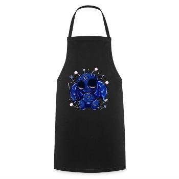 Pastel Goth Cute Mothman - Kochschürze - Schwarz - Vorne - AI Model Male 185 dark (185cm)
