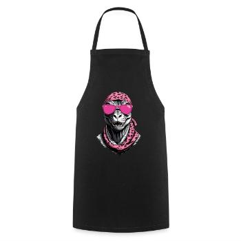 Drôle de maman dinosaure et femme dinosaure cool - Tablier de cuisine - noir - Devant - AI Model Male 185 dark (185cm)