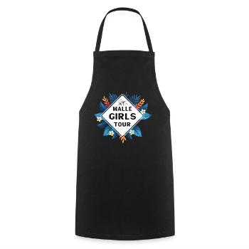 Malle Girls Tour - Cooking Apron - black - Front - AI Model Male 185 dark (185cm)