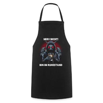 Nerve Not Retired - Cooking Apron - black - Front - AI Model Male 185 dark (185cm)