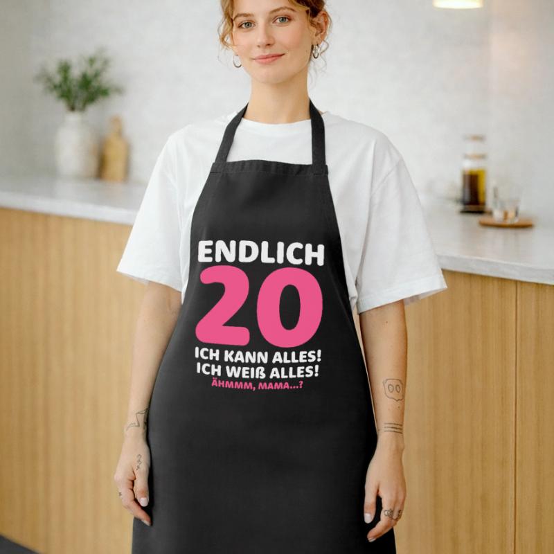 Finally 20 I can do everything I know everything Cooking Apron