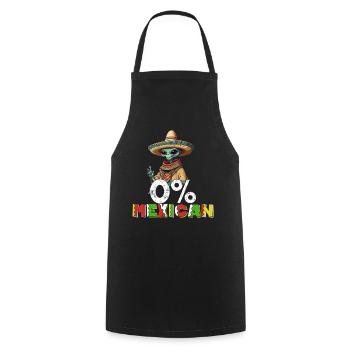 Mexikanischer Alien Lustiger Fiesta Spruch Feier - Kochschürze - Schwarz - Vorne - AI Model Male 185 dark (185cm)