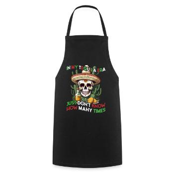 Lustige Tequila Era Cinco De Mayo Mexiko - Kochschürze - Schwarz - Vorne - AI Model Male 185 dark (185cm)