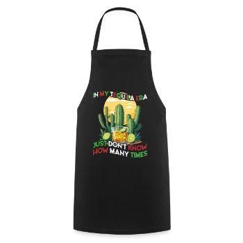Funny Tequila Era Cinco De Mayo Iconic - Cooking Apron - black - Front - AI Model Male 185 dark (185cm)