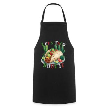 Drôle de tacos Dicton Cinco De Mayo Mexicain - Tablier de cuisine - noir - Devant - AI Model Male 185 dark (185cm)