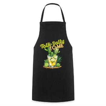 Lustiger Tequila Spruch Cinco De Mayo Design - Kochschürze - Schwarz - Vorne - AI Model Male 185 dark (185cm)