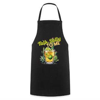 Lustiger Tequila Spruch Cinco De Mayo Design - Kochschürze - Schwarz - Vorne - AI Model Male 185 dark (185cm)