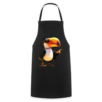 Toucan Rainforest South America Toucans Giant Toucan - Cooking Apron - black - Front - AI Model Male 185 dark (185cm)