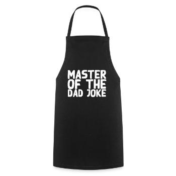 Blagues Maître Drôle Père Style Fête des Pères - Tablier de cuisine - noir - Devant - AI Model Male 185 dark (185cm)