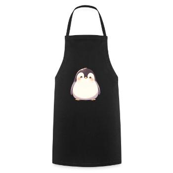 Pinguin Kawaii Pinguin Niedlich - Kochschürze - Schwarz - Vorne - AI Model Male 185 dark (185cm)