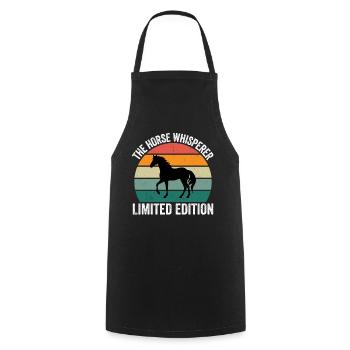 The Horse Whisperer - Cooking Apron - black - Front - AI Model Male 185 dark (185cm)
