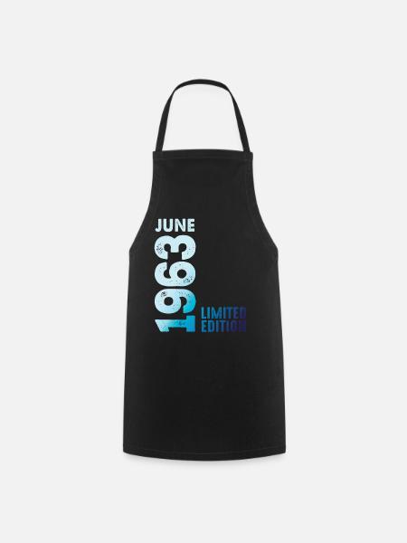 Limited Edition Juli 1963 Legendär Seit Juli 1963 - Kochschürze - Schwarz