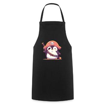 Pinguin Pinguin Kawaii Pinguin Niedlich - Kochschürze - Schwarz - Vorne - AI Model Male 185 dark (185cm)