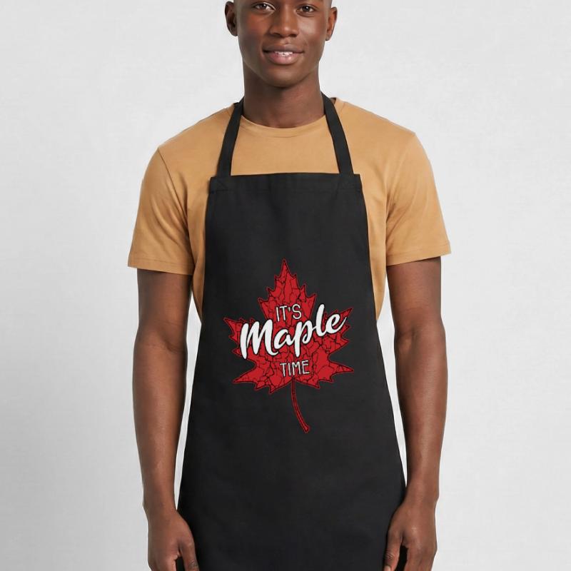 C’est l’heure de l’érable Maple Leaf Maple Tree Maple Leaf Maple Leaf Tablier de cuisine