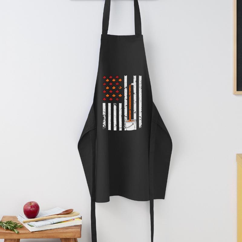Maple Tapping Flag Maple Tree Maple Leaf Cooking Apron