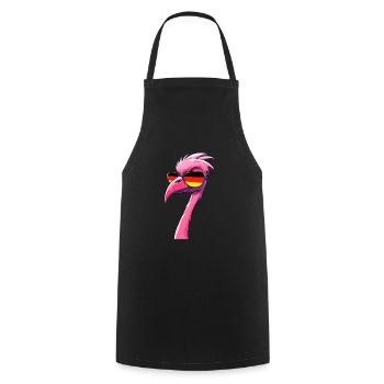 Flamant - Tablier de cuisine - noir - Devant - AI Model Male 185 dark (185cm)